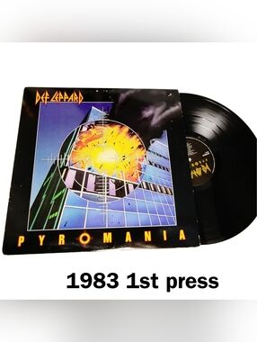 Def Leppard Pyromania Vinyl Record 1st Press 1983
